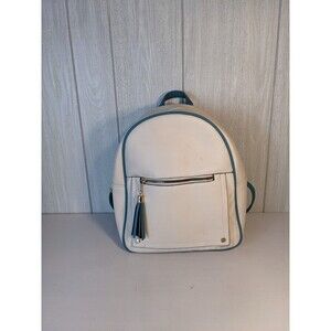 Montana West White Teal Concealed Carry Back Pack Purse Leather